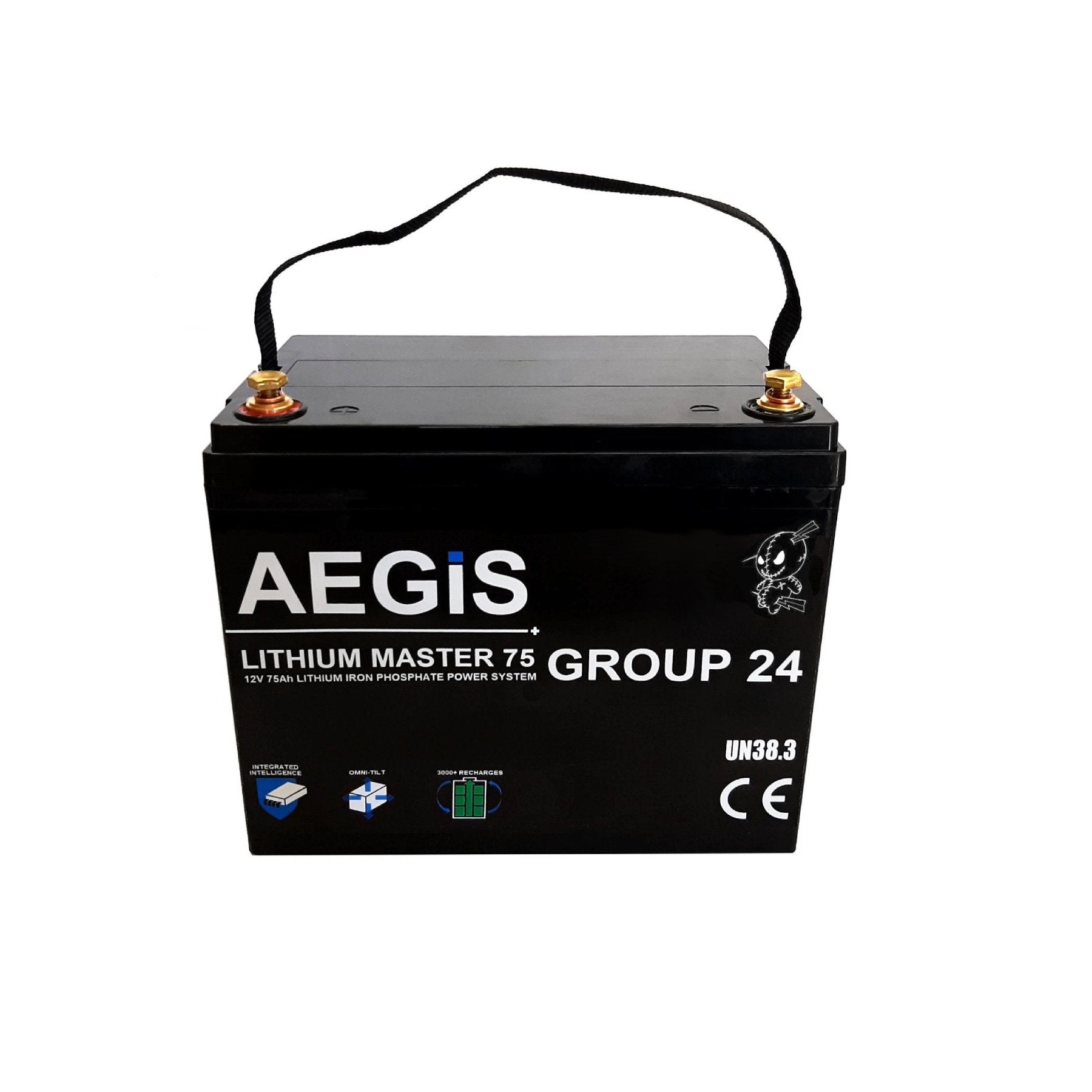 12V 75Ah LiFePO4 Deep Cycle Battery – Lithium Master